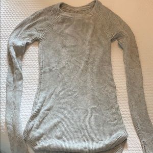 Lulu lemon gray sweater